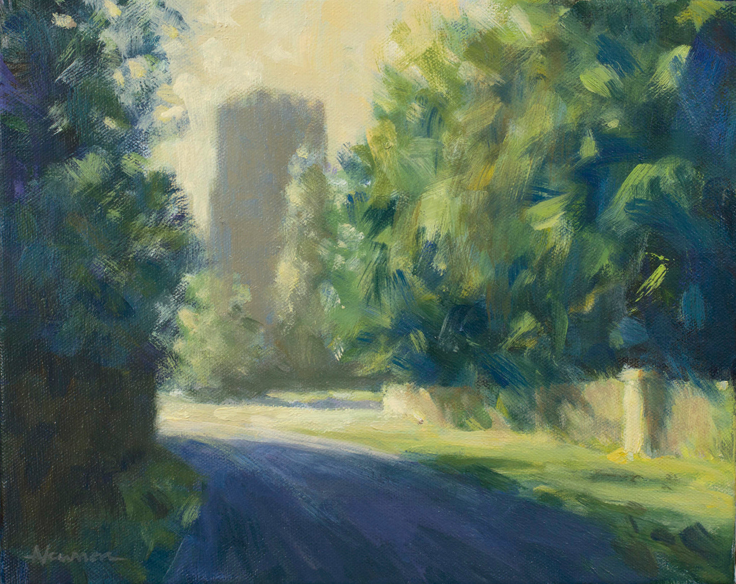 Summers Early Morning Light, Wood Dalling Church